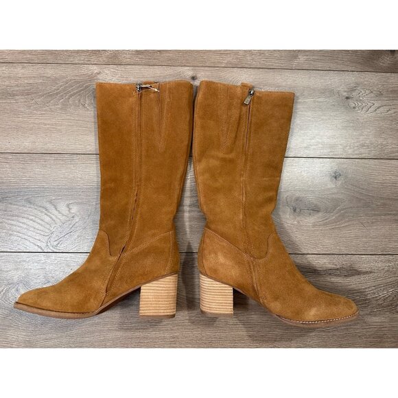 Aqua College Natalya Waterproof Boots Color Camel Suede Size 11M Style B6846 235 - Picture 4 of 14